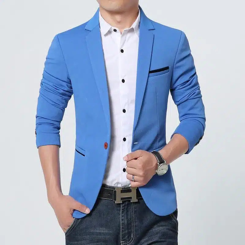 4 Colors Hight Quality Mens blazers Jacket New Arrivals 2015 3XL 4XL 5XL 6XL Masculino One Button 4