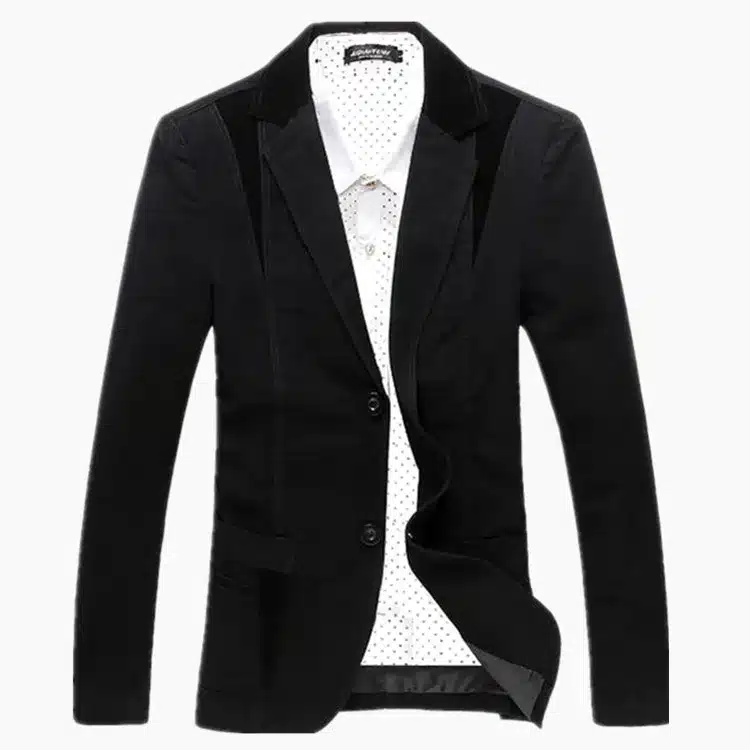 Blazer Men 6XL New 2017 Fashion Blazer Men Coat Fashion Casual Single Breasted Leisure Double Buttons Men Blazer Coat 3 Colors 5