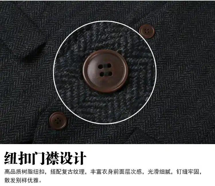 men casual sleeveless jacket coat mens formal waistcoats dress suit vest slim Three button Woolen vest British autumn suit vest 31