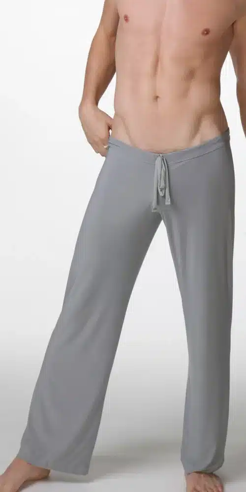 Sleep Bottoms Men's casual trousers soft comfortable Men's Sleep Bottoms Homewear XL pants pajama Lacing loose Lounge clothing 18