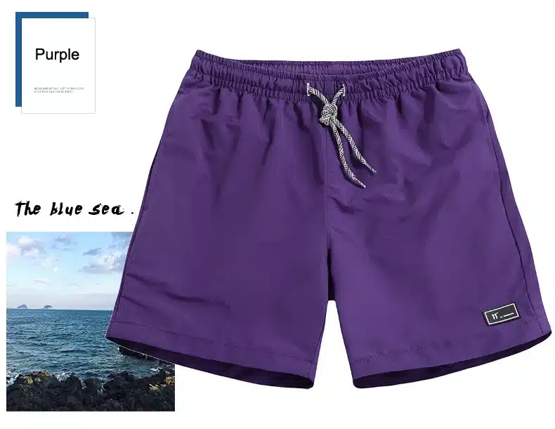 2018 Casual Shorts Men Breathable Shorts Male Elastic Waist Beach Shorts Mens Knee Length Quick Drying Jogger Board Shorts Homme 13
