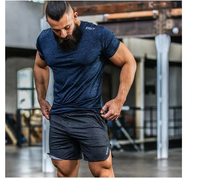 New Fashion Men Sporting Beaching Shorts Trousers Cotton Bodybuilding Sweatpants Fitness Short Jogger Casual Gyms Men Shorts 17