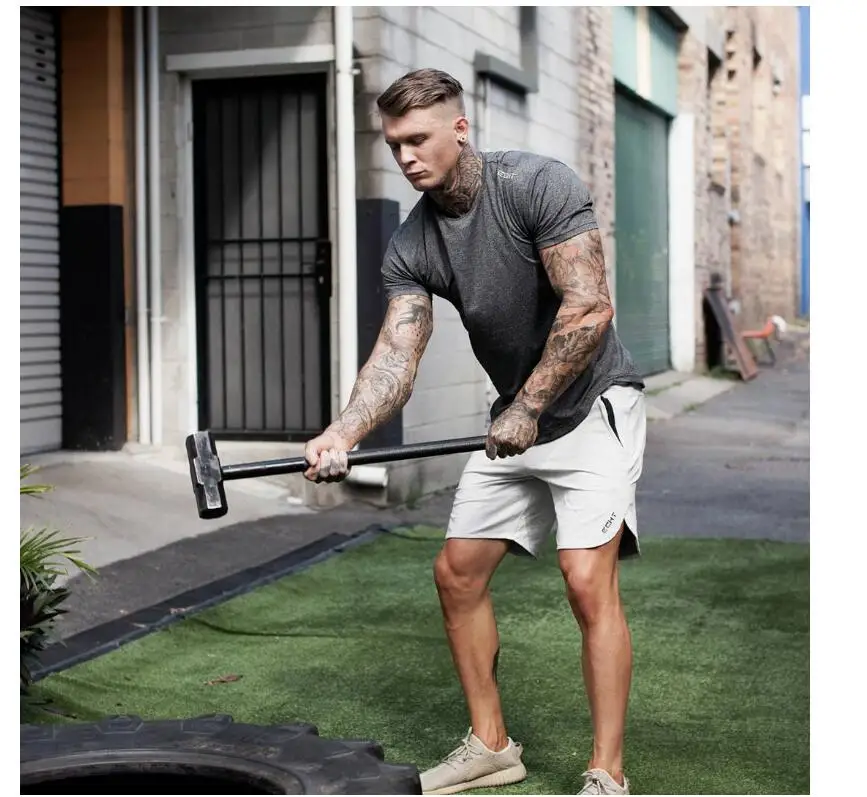 New Fashion Men Sporting Beaching Shorts Trousers Cotton Bodybuilding Sweatpants Fitness Short Jogger Casual Gyms Men Shorts 18