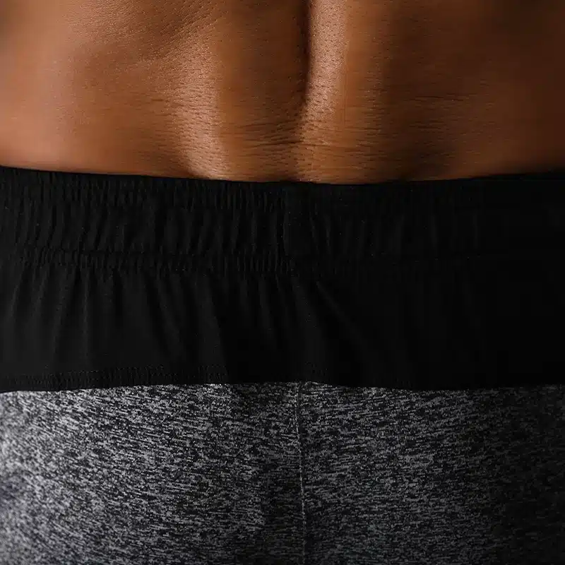 NANSHA Brand 2017 Men's Compression Shorts High Waist Drawstring Loose Summer Beach CasualRunning Breathable Elastic Male Shorts 21