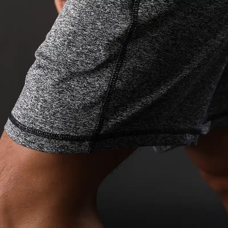 NANSHA Brand 2017 Men's Compression Shorts High Waist Drawstring Loose Summer Beach CasualRunning Breathable Elastic Male Shorts 22