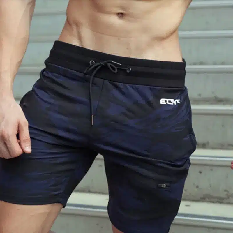 Mens cotton shorts Calf-Length gyms Fitness Bodybuilding Casual Joggers workout Brand sporting short pants Sweatpants Sportswear 18
