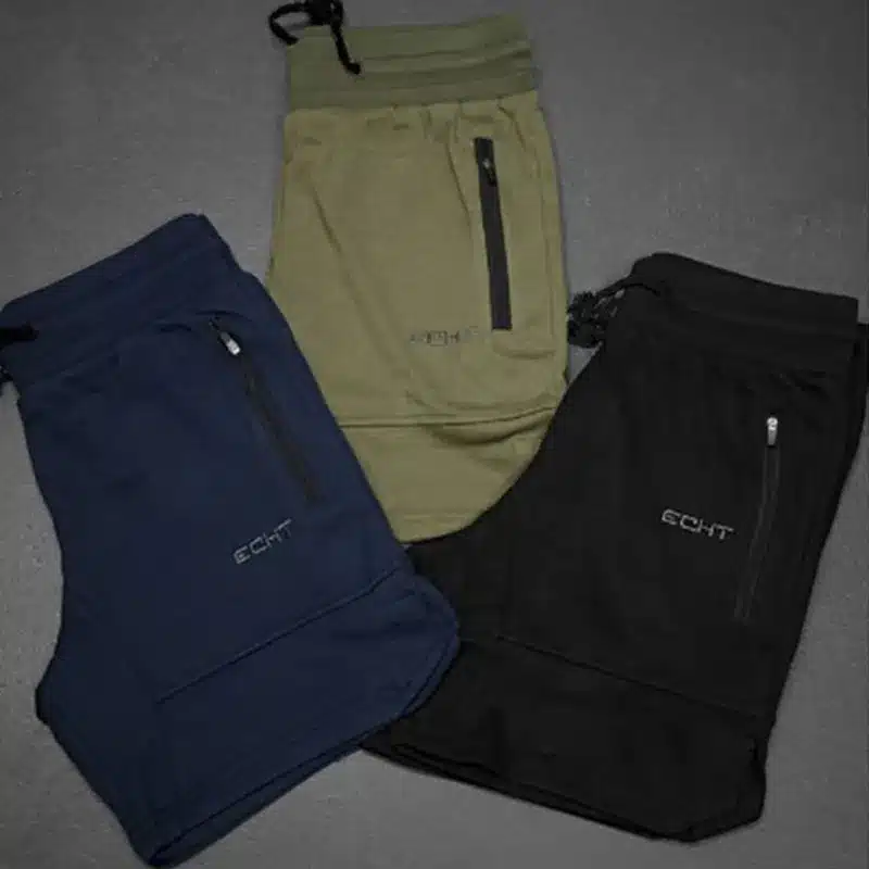 Mens cotton shorts Calf-Length gyms Fitness Bodybuilding Casual Joggers workout Brand sporting short pants Sweatpants Sportswear 22