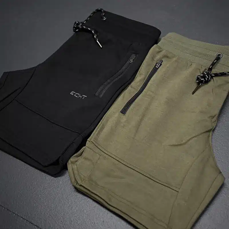 Mens cotton shorts Calf-Length gyms Fitness Bodybuilding Casual Joggers workout Brand sporting short pants Sweatpants Sportswear 23