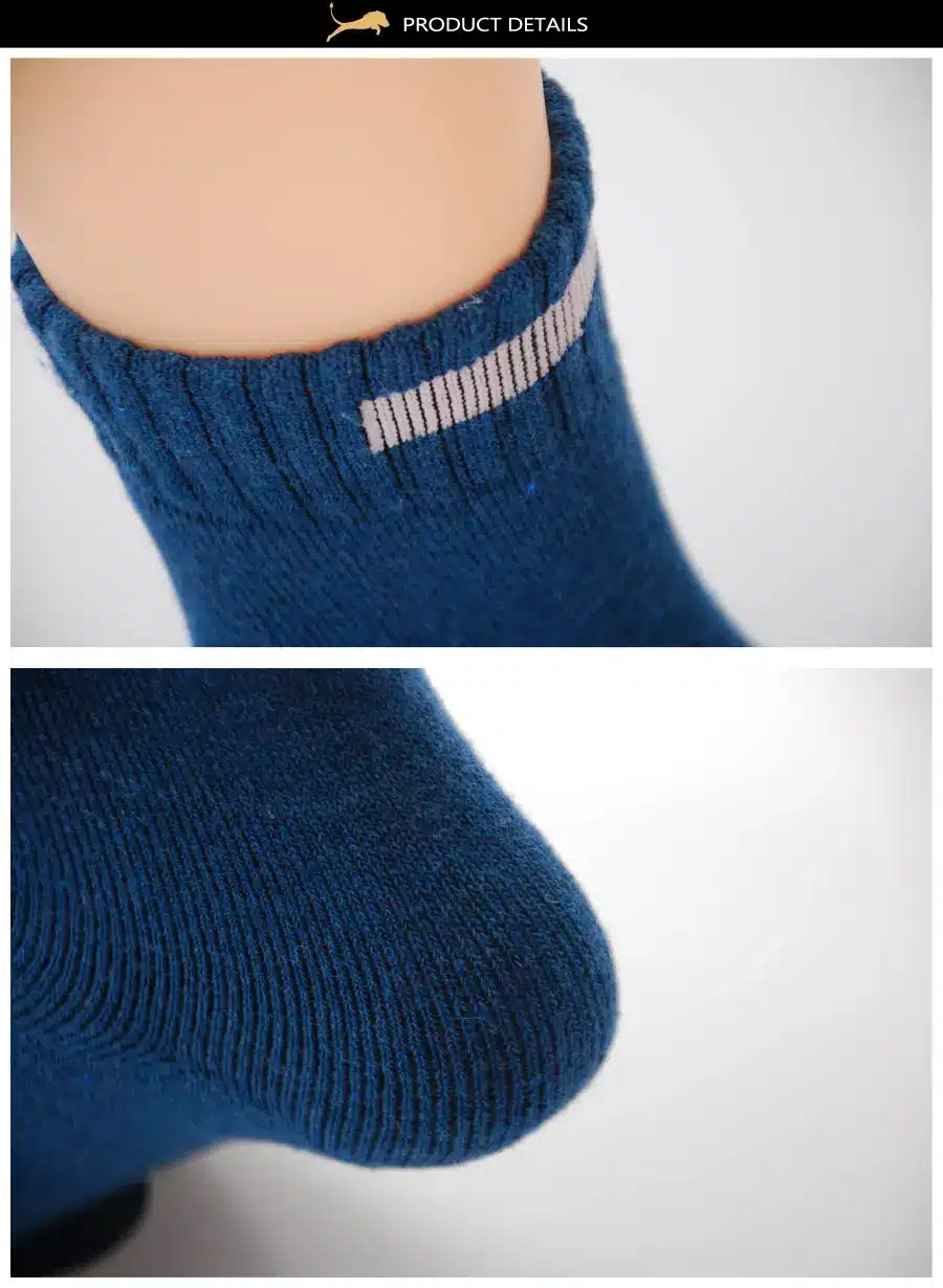 Solid Cloth Sign Design Merino Wool Socks Newly Autumn Winter Men Crew Socks LIONZONE Wool Mens Socks Hot Selling 17