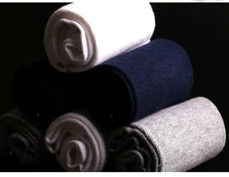 High Quality New Arrival Brand 5Pairs/lot Men Socks Cotton & Bamboo Fiber Classic Business Men's Socks Deodorant Dress Socks 4