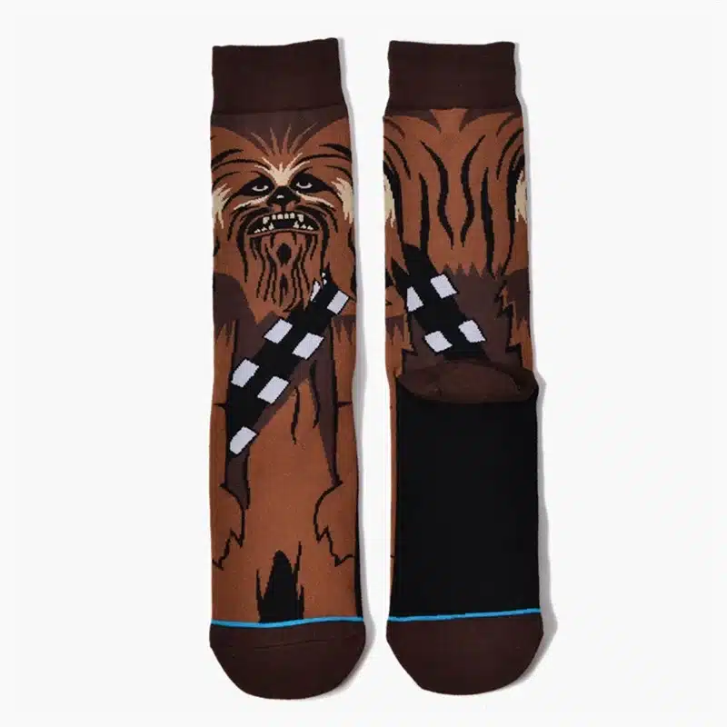 Star Wars The Last Jedi fashion Women Funny cotton socks men Crew long happy sock male winter polo warm Cartoon print flag socks 10