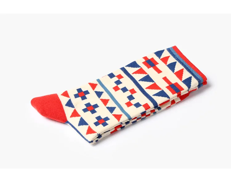 2017 New Happy British Wind combed cotton socks men women socks personality lover sock colorful fashion free size 20