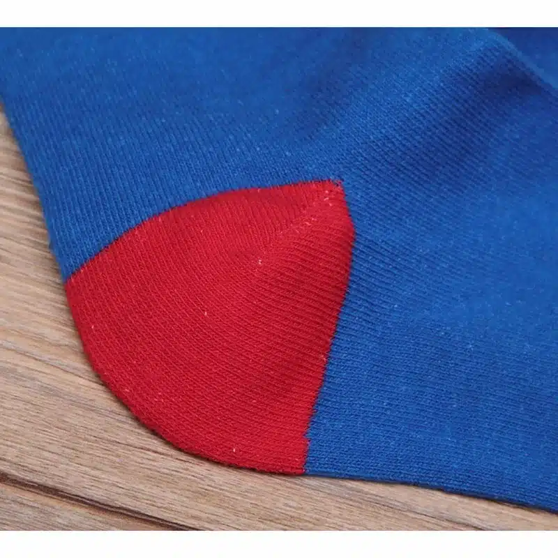 2017 Casual Men Socks Socks Superman Batman Captain Usa Classic Old Cartoon Style Pure Cotton Scheme Character Superhero Male 15