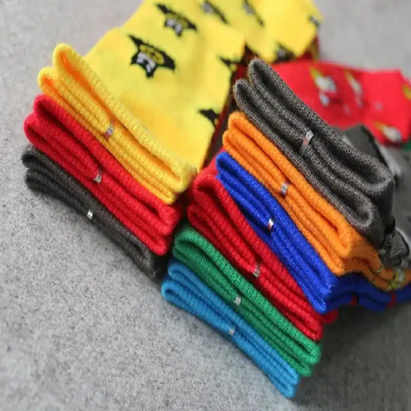 2017 Limited Standard Casual Cotton Calcetines Hombre Mens Socks New Fall Series Superman Cartoon Character Men's Socks In Tube 16