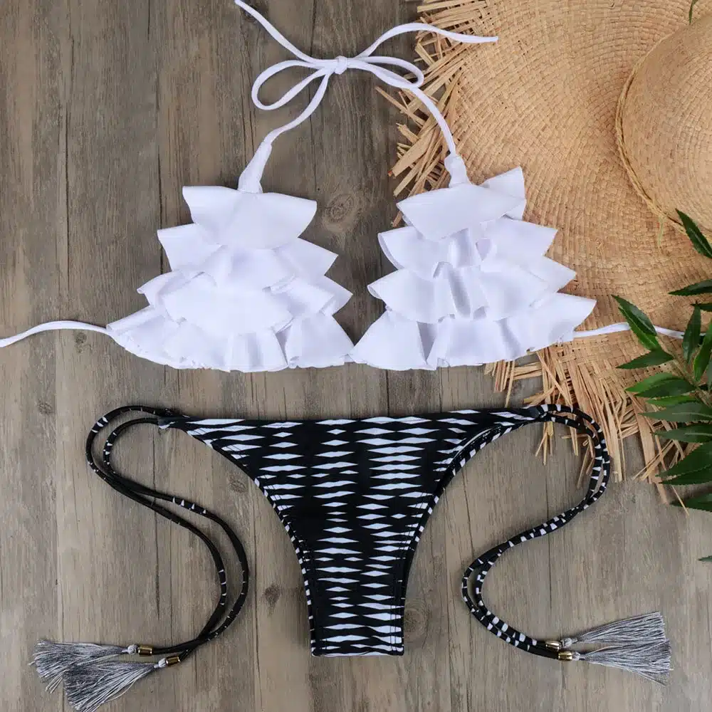 NEW Brazilian Bikini Set Sexy Push Up Swimwear Women's Swimsuit Bathing Suits Swimming Suit For Women Maillot De Bain E045 14