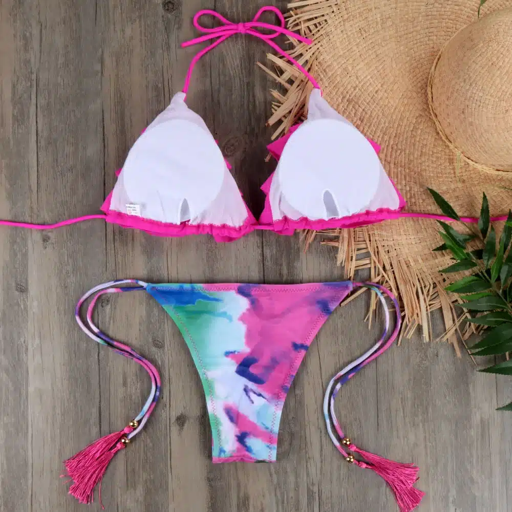 NEW Brazilian Bikini Set Sexy Push Up Swimwear Women's Swimsuit Bathing Suits Swimming Suit For Women Maillot De Bain E045 19