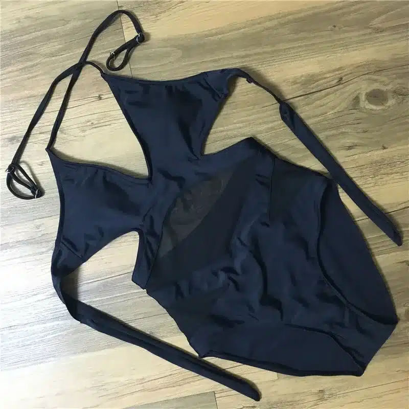 Trikini 2017 Sexy Monokini Mesh Swimwear Women High Waist Swimsuit Femle Mesh Bathing Suit Triquini Brazilian Maillot De Bain 13