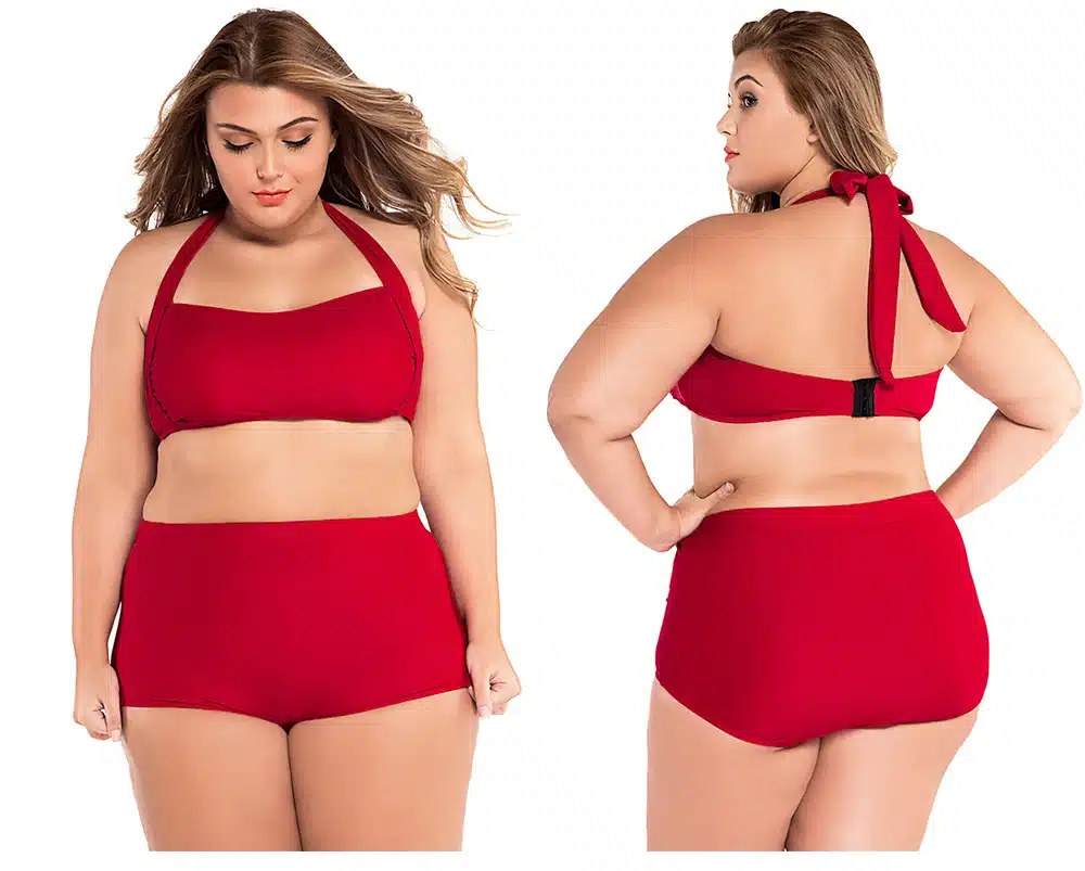 SEBOWEL 2017 Vintage Plus Size Swimwear Women's High Waisted Bikini set Swimsuit Sexy Large Femal Bikinis Bathing Suits 4XL 5XL 13