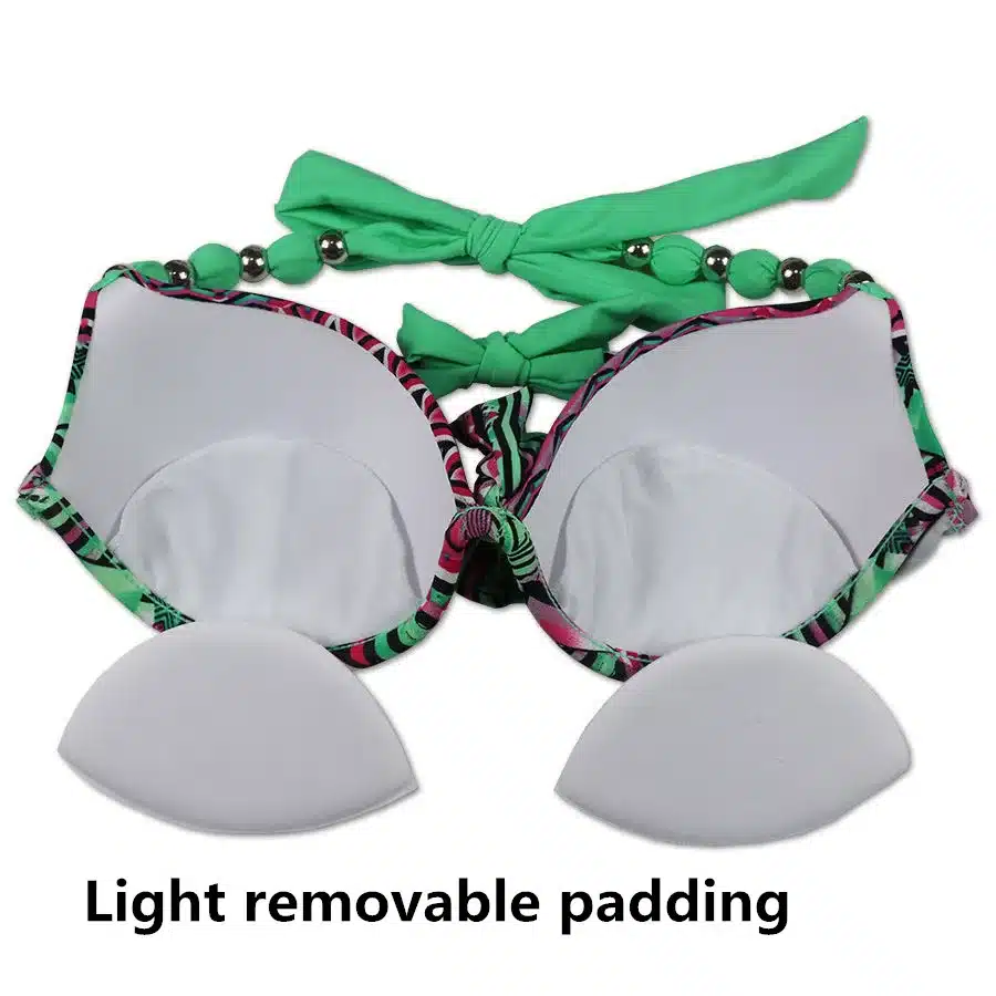 EONAR Bikinis Women 2018 Print Floral Swimsuits Brazilian Push Up Halter Bikini Set Bathing Suits Plus Size Swimwear Female XXL 5