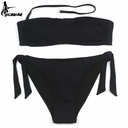 EONAR Bikinis Women 2018 Print Floral Swimsuits Brazilian Push Up Halter Bikini Set Bathing Suits Plus Size Swimwear Female XXL 40
