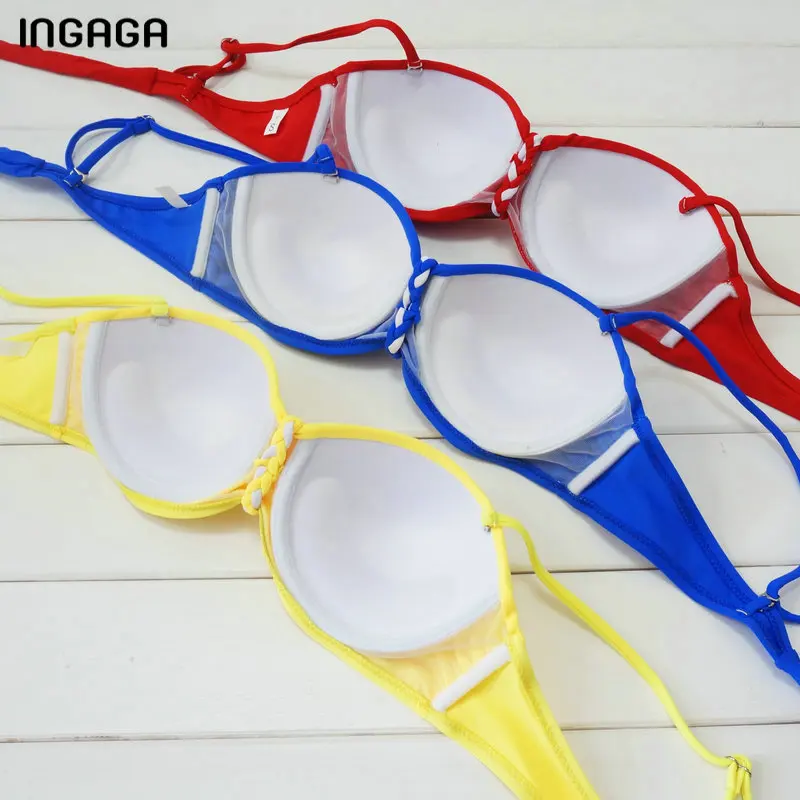 INGAGA Sexy 2017 Bikini Set Push Up Swimwear Women Strap Bandage Swimsuit Bathing Suits Summer Beach Bathing Suits XXXL 8