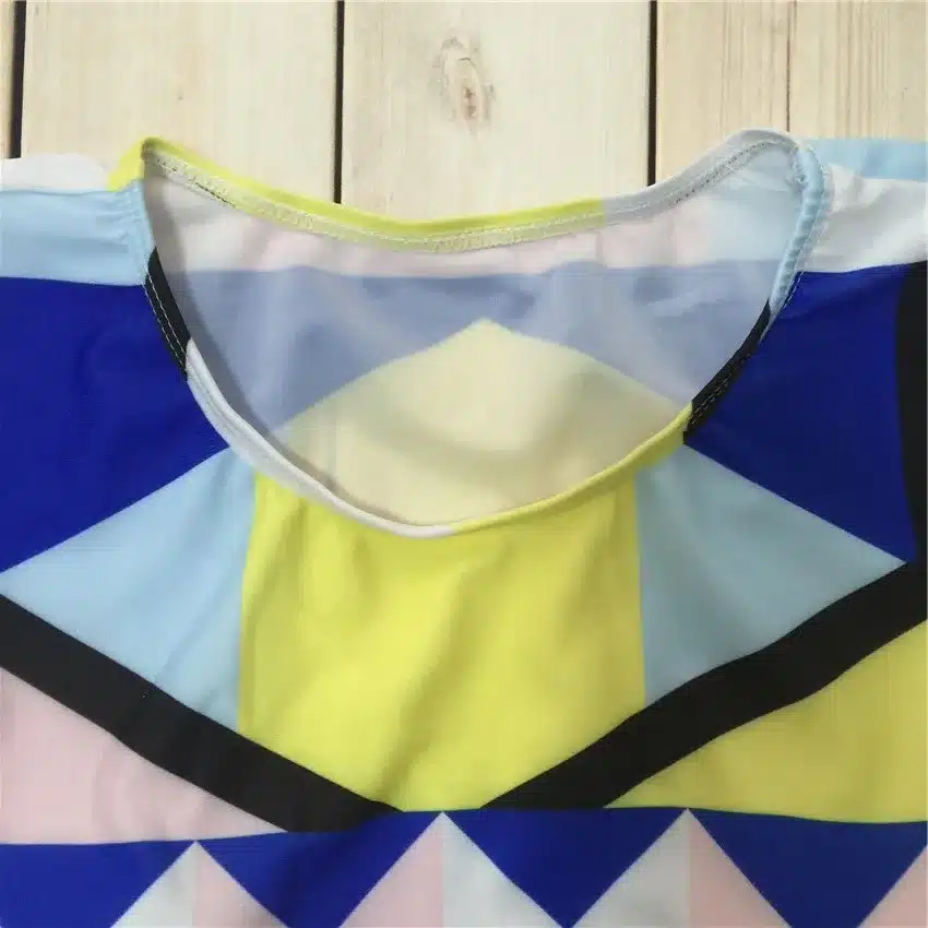 Bkning African Print Swimwear Thong Bikini Set Long Sleeve Swimsuit Women Padded Biquini 2018 Sexy Female High Waisted Swimsuits 24