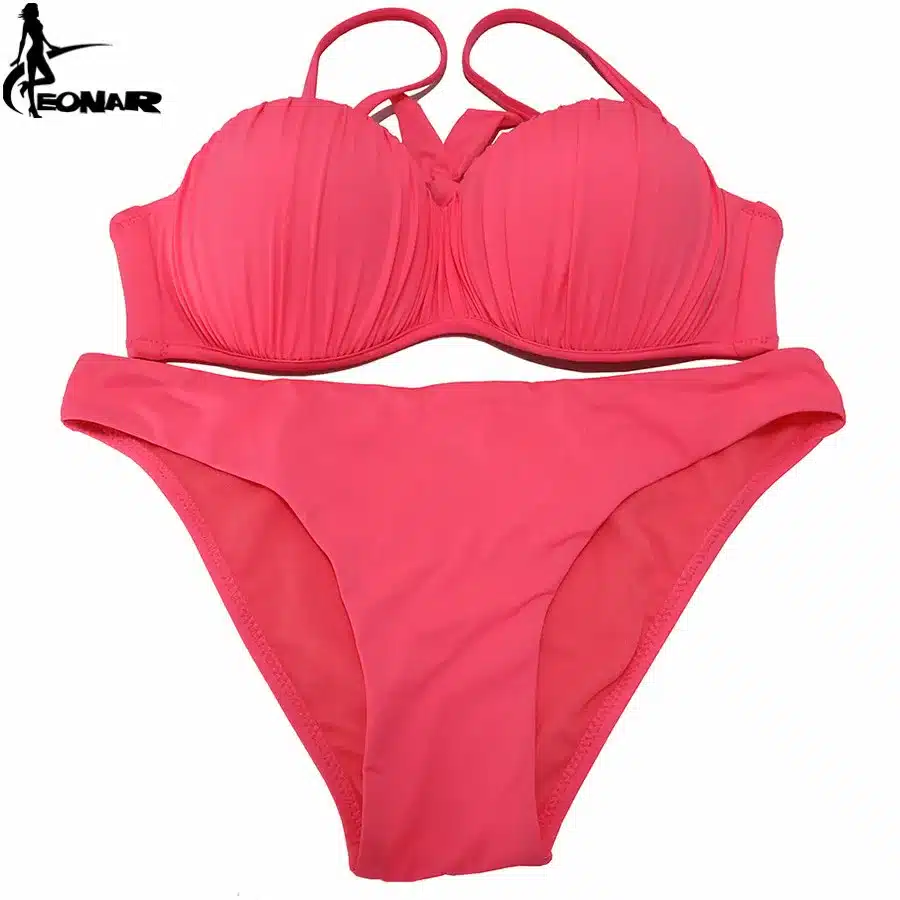 EONAR Swimwear 2018 Top Wavy Push Up Bikini Sexy Bikini Set Brazilian Bikinis Women Bathing suit Swimsuit Plus Size Swimwear XXL 8