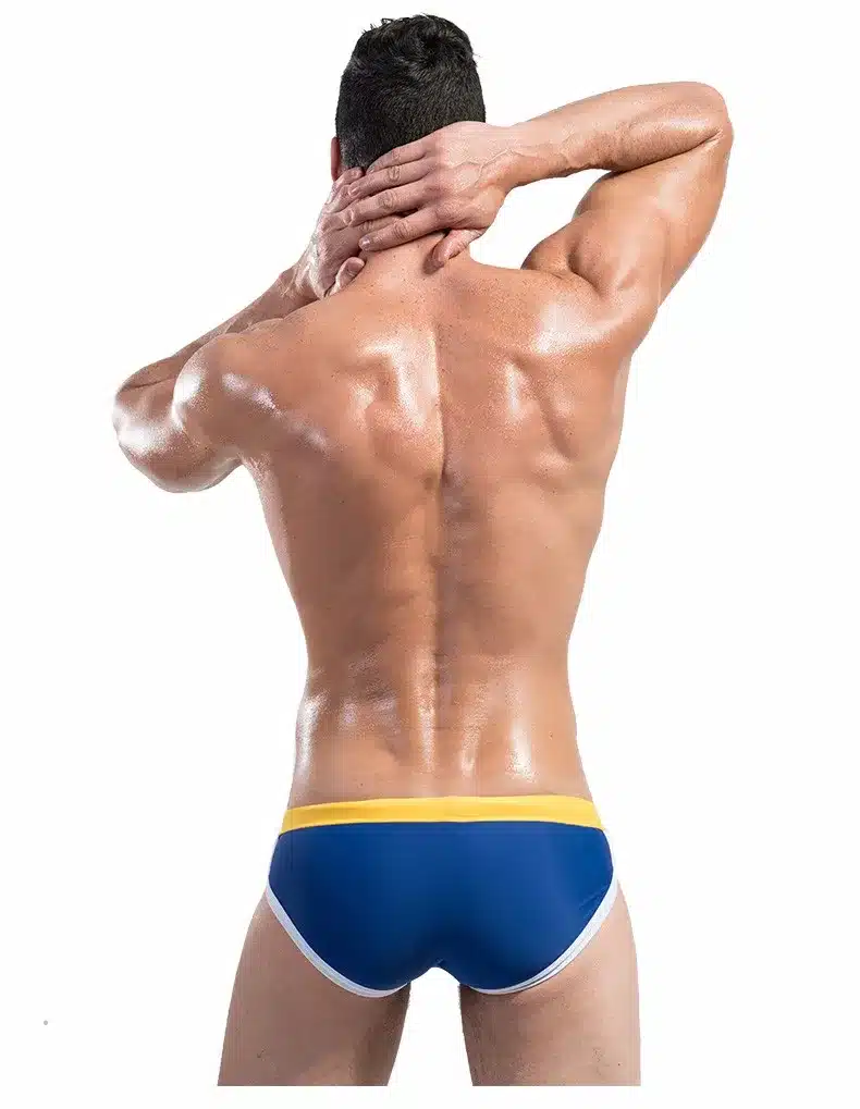 Men's Swim Briefs Man Sexy Low Waist Swimming Trunks Male Swimwear M L XL XXL Multicolor Swimsuits bathing suit board shorts A5 14