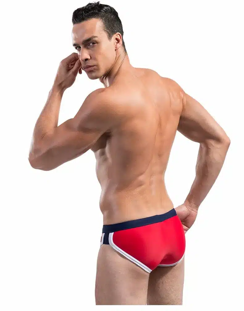 Men's Swim Briefs Man Sexy Low Waist Swimming Trunks Male Swimwear M L XL XXL Multicolor Swimsuits bathing suit board shorts A5 21
