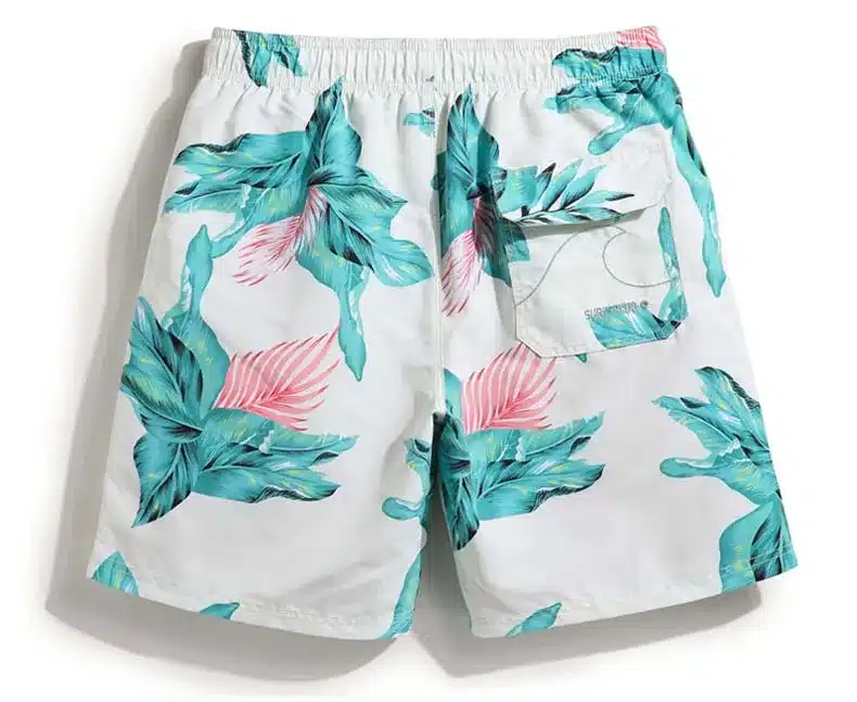 Gailang couples beach surf praia bermudas siwmming trunks men swimsuits sweat print flowers travel holiday plavk elastic joggers 9