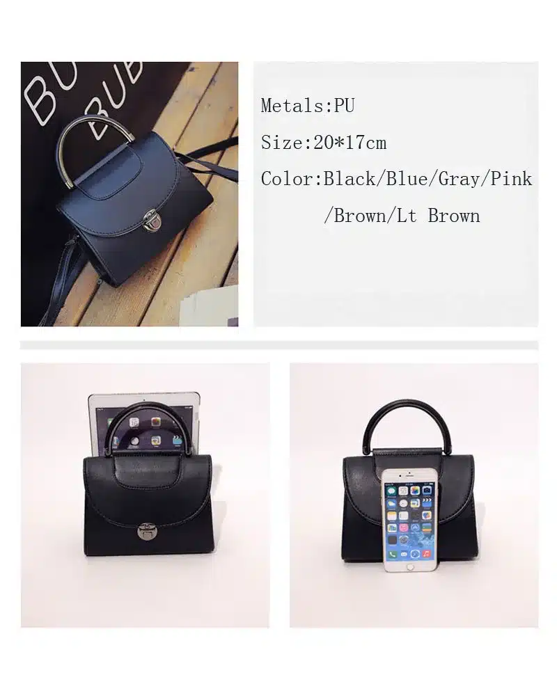 Shoulder Bag Ladies PU Leather Handbag Women Messenger Crossbody Small Bags Fashion Lock Female Evening Party Clutches 11