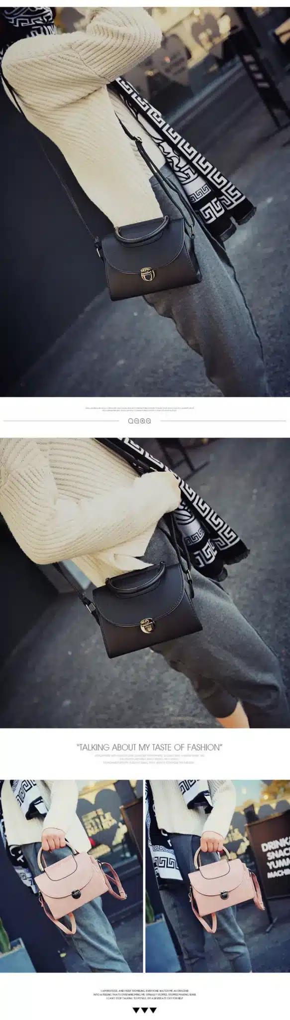 Shoulder Bag Ladies PU Leather Handbag Women Messenger Crossbody Small Bags Fashion Lock Female Evening Party Clutches 15