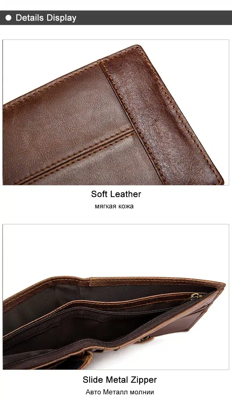 WESTAL Fashion Genuine Leather Short Men Man Wallet Small Purse Male Clutch Leather Men Wallets New Card Holder 8064 8