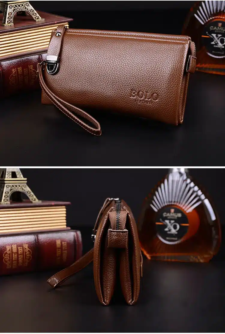 FEIDIKABOLO Famous Brand Men Wallet Luxury Long Clutch Handy Bag Moneder Male Leather Purse Men's Clutch Bags carteira Masculina 18