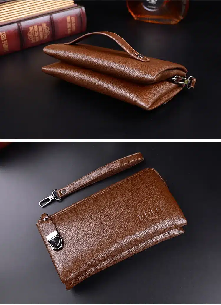 FEIDIKABOLO Famous Brand Men Wallet Luxury Long Clutch Handy Bag Moneder Male Leather Purse Men's Clutch Bags carteira Masculina 20