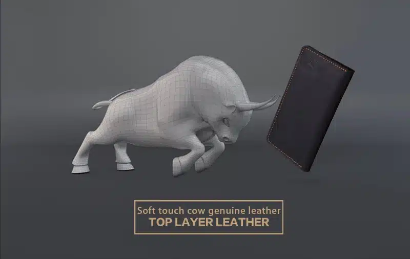 COWATHER high quality cow genuine Crazy horse leather men wallets 2017 long style two color fashion male purse 103 free shipping 13