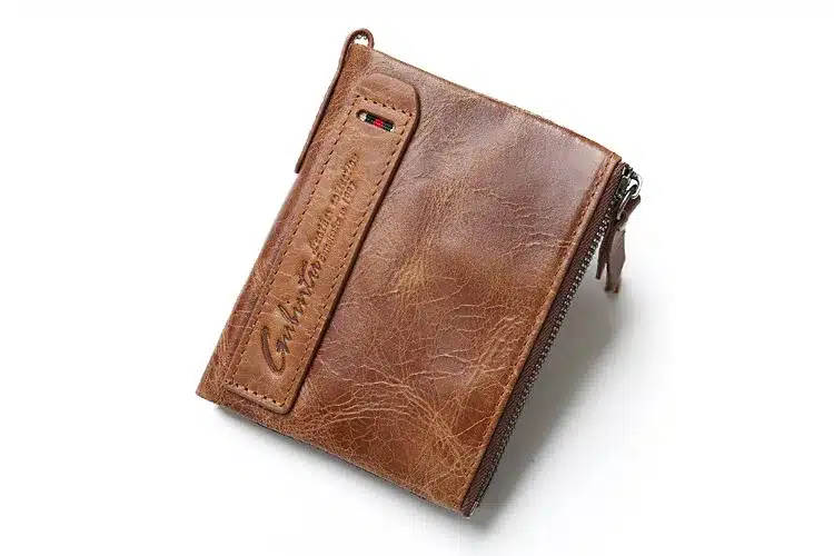 GUBINTU Genuine Crazy Horse Leather Men Wallet Short Coin Purse Small Vintage Wallets Brand High Quality Designer carteira 14