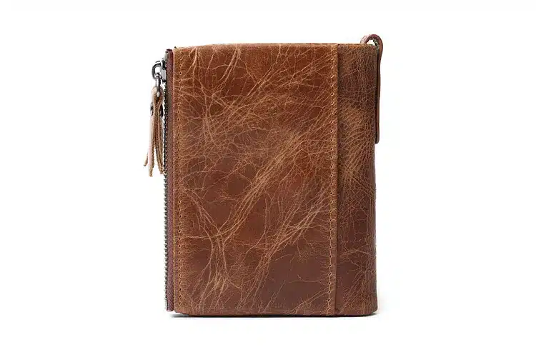 GUBINTU Genuine Crazy Horse Leather Men Wallet Short Coin Purse Small Vintage Wallets Brand High Quality Designer carteira 17