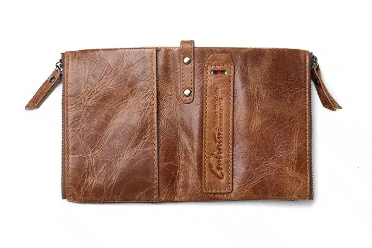 GUBINTU Genuine Crazy Horse Leather Men Wallet Short Coin Purse Small Vintage Wallets Brand High Quality Designer carteira 18