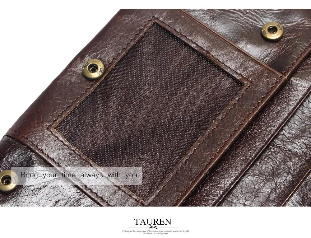 The 2018 New First Layer Of Real Leather Men's Oil Wax Retro High-Capacity Multi-Card Bit Long Wallet Clutch Men Genuine 22
