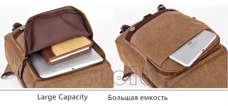 Tourya Canvas Crossbody Bags for Men Women Retro Leather Military Messenger Chest Bag Shoulder Sling Bag Large Capacity Handbag 19