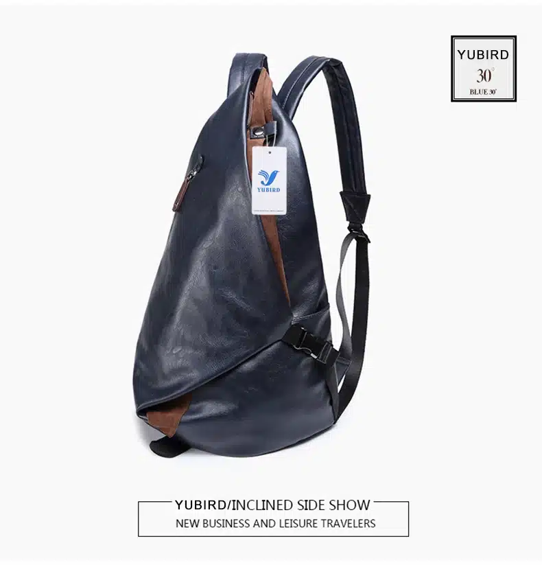 2017 Fashion Men Backpack PU Leather Backpack Male Laptop Backpack Leather Bag Black Teenager School Mochila Travel Backpack 10