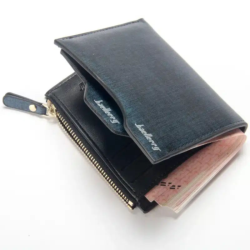 2018 New Fashion Men Wallets Bifold Wallet ID Card Holder Coin Purse Pockets Clutch With Zipper Men Wallet With Coin Bag 13