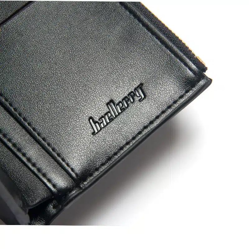 2018 New Fashion Men Wallets Bifold Wallet ID Card Holder Coin Purse Pockets Clutch With Zipper Men Wallet With Coin Bag 22