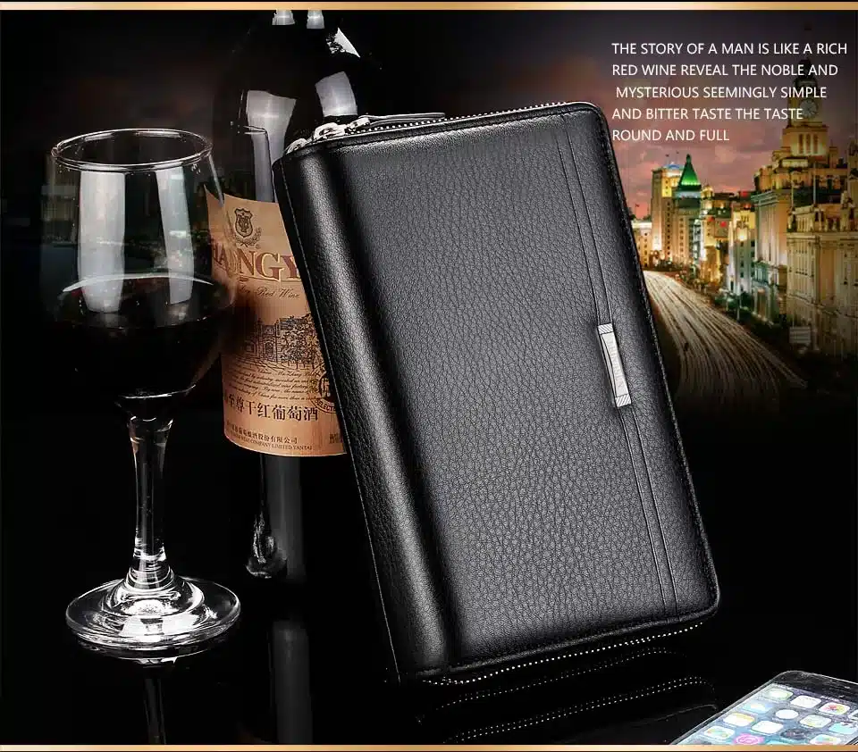 New Brand Business wallet men's pocket coin men purse Large capacity multi-card bit Casual Clutch portfolio Fashion wallet 2018 11