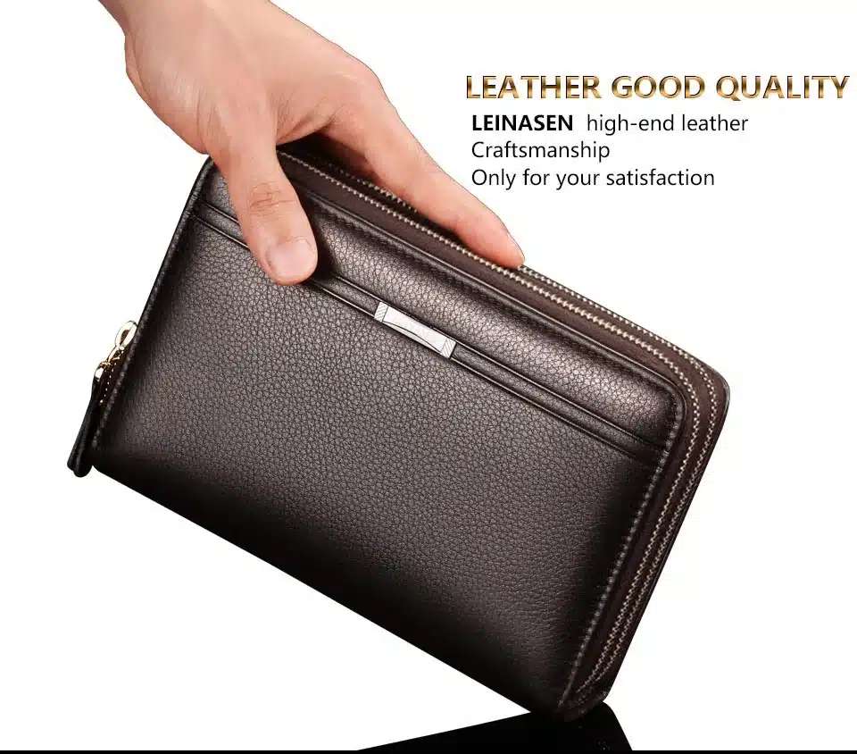 New Brand Business wallet men's pocket coin men purse Large capacity multi-card bit Casual Clutch portfolio Fashion wallet 2018 15