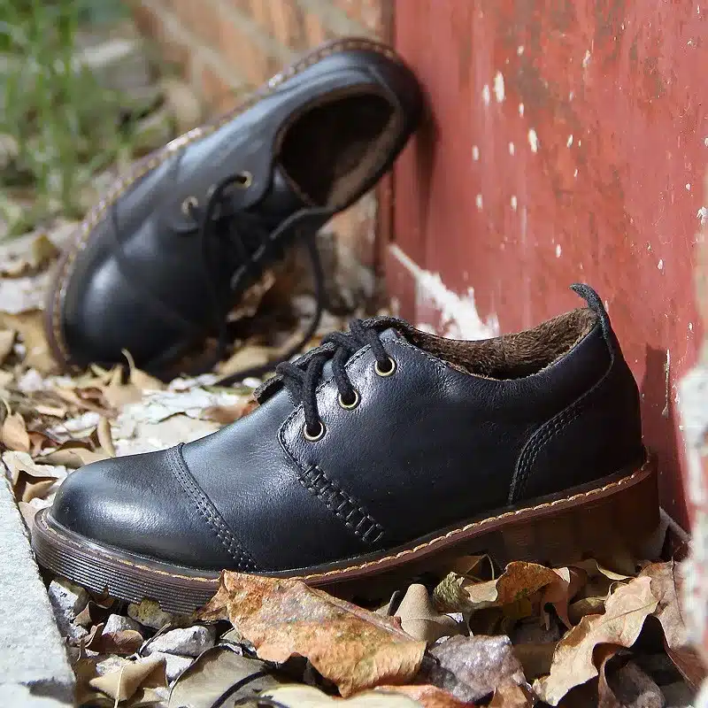 Winter Men Warm Shoes 2017 Casual Men's Genuine Leather Oxfords Shoes Fur Waterproof Work Shoes Mens Snkeaers sapatos masculino 18