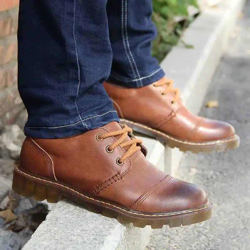 Winter Men Warm Shoes 2017 Casual Men's Genuine Leather Oxfords Shoes Fur Waterproof Work Shoes Mens Snkeaers sapatos masculino 19