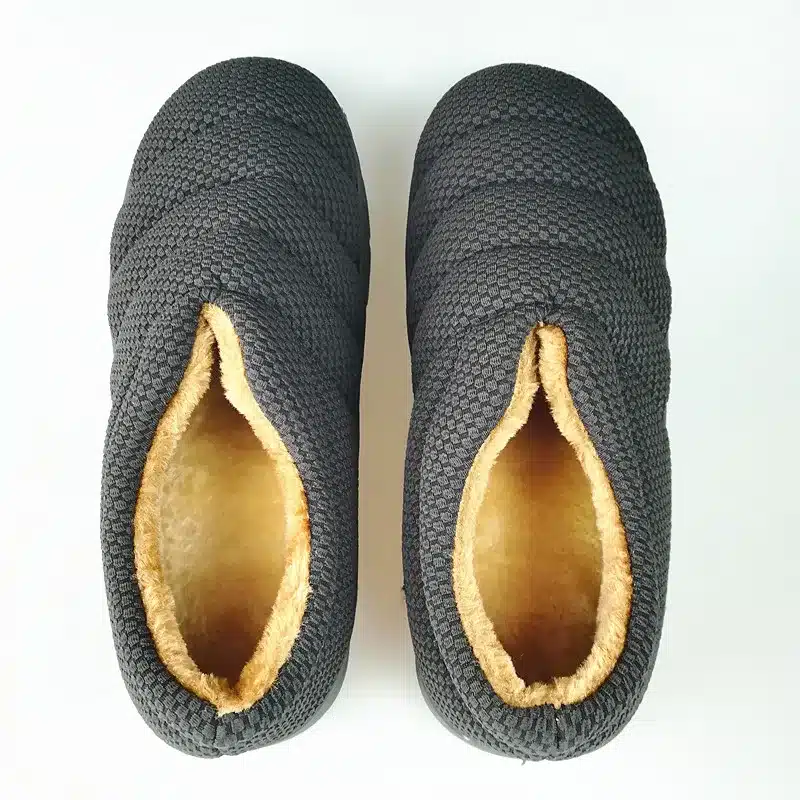 FAYUEKEY Winter Non-slip Caterpillar Cotton Plush Home Slippers Men Indoor Floor Outdoor Thicken Boys Warm Slippers Flat Shoes 10