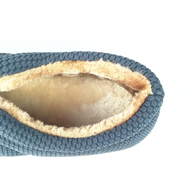FAYUEKEY Winter Non-slip Caterpillar Cotton Plush Home Slippers Men Indoor Floor Outdoor Thicken Boys Warm Slippers Flat Shoes 11